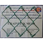 Chainlink Wire [BEVA Chainlink] 50mm x 50mm PVC Coated Hevy Galvanized Bwg 10 3.0mm 1