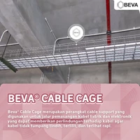 Cable Tray BEVA Cable Cage CT400  Lapis Galvanis